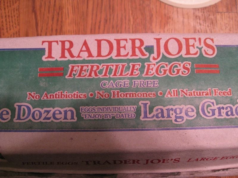 Does Trader Joe's sell fertilized eggs?