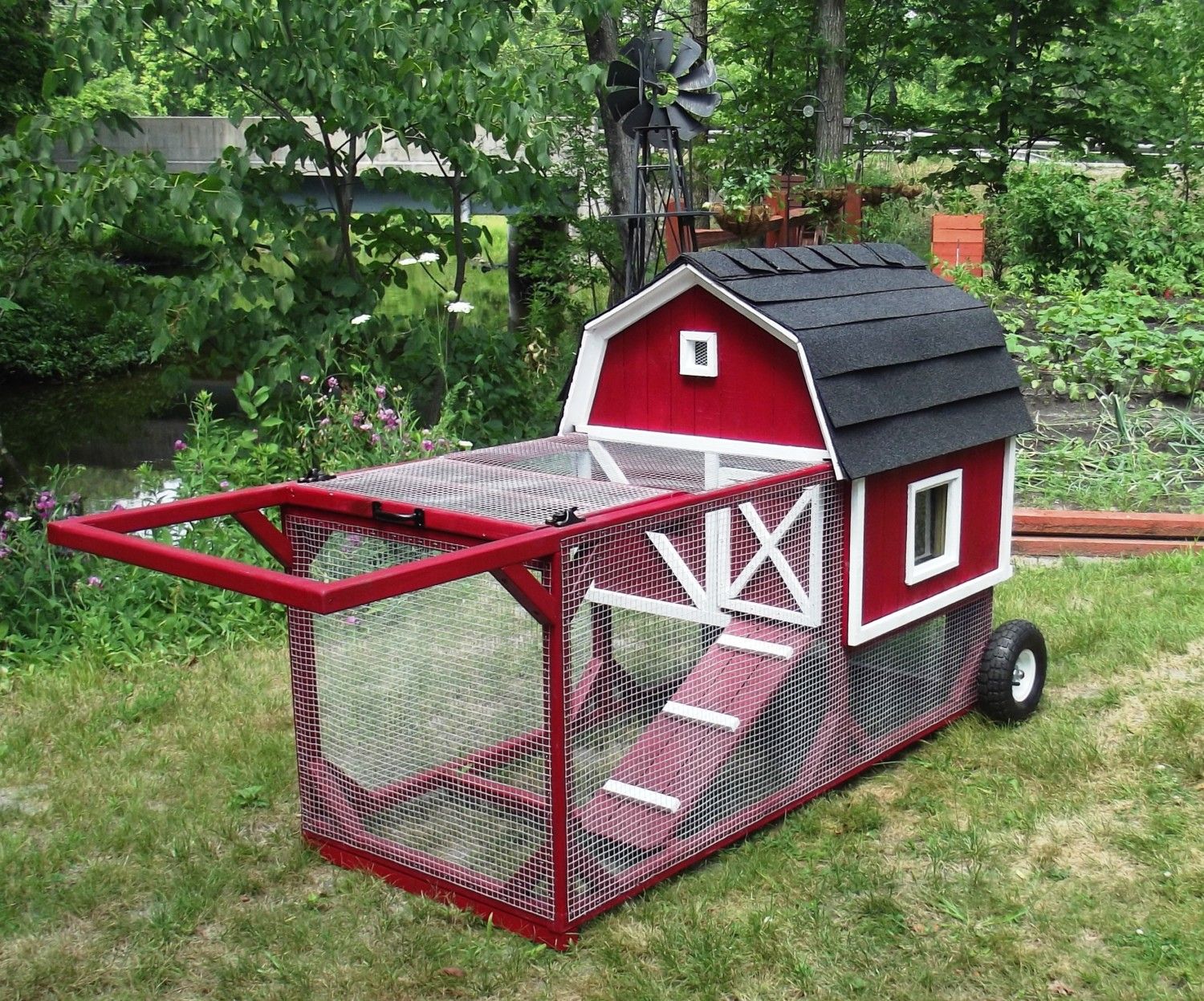 The Little Red Barn Chicken Tractor By Bkeee - BackYard ...