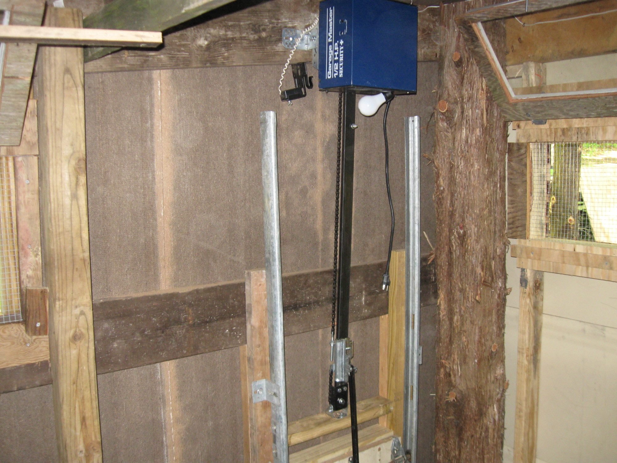 Here is mine it is made from a garage door opener and I can let the 