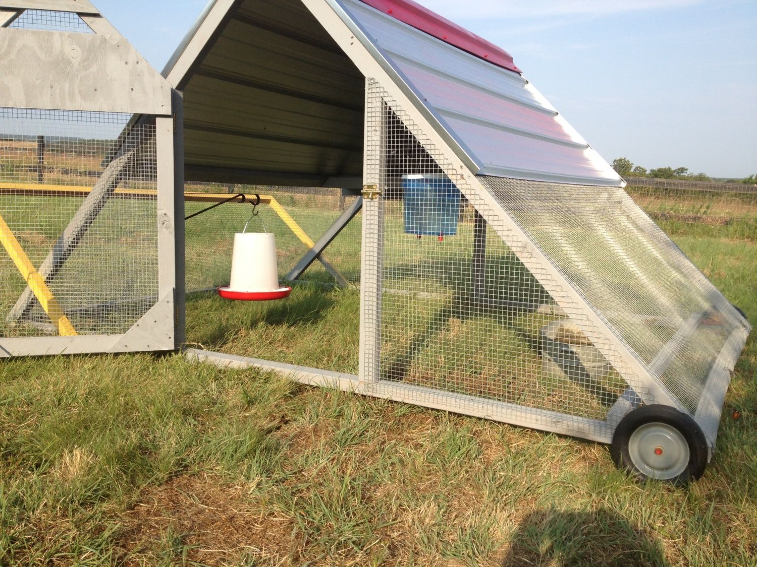 My A Frame Chicken Tractor built by BYC member Johnouthouse