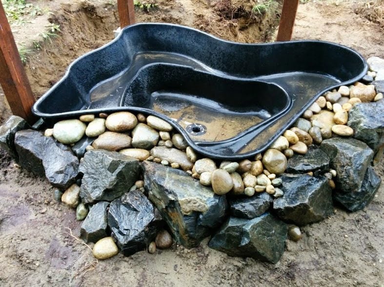 pond pool duck drain kiddie anyone liner know problem ducks backyard backyardchickens