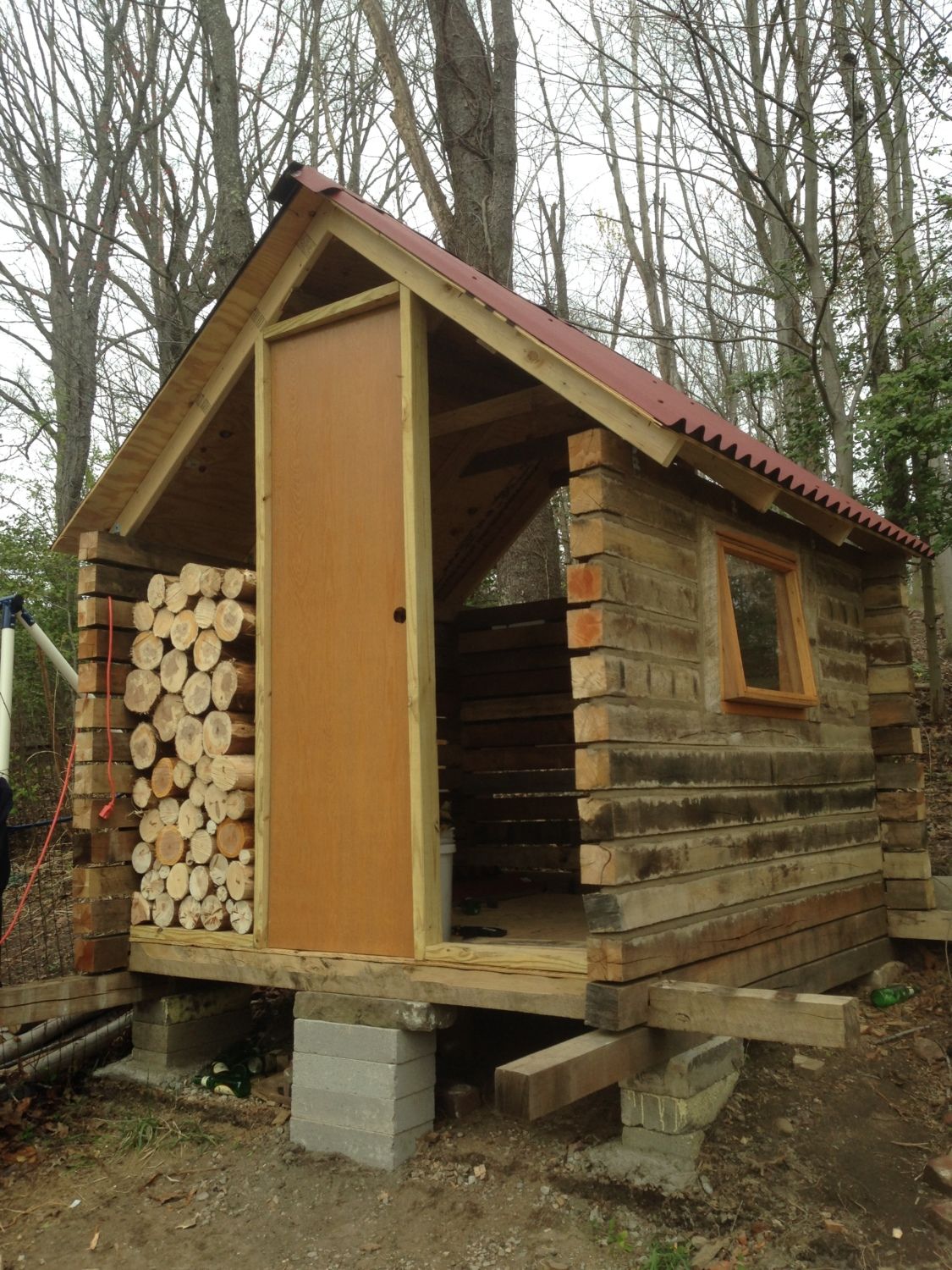 Log Cabin / Cordwood Coop BackYard Chickens Community