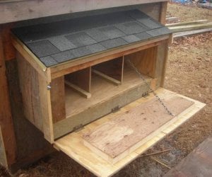 Alfa img - Showing &gt; External Chicken Nesting Box Plans