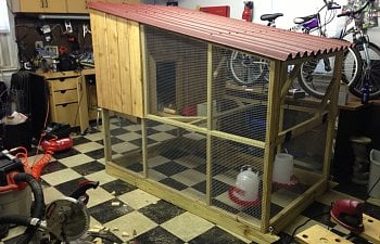 2nd attempt - chicken tractor deluxe