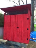 Coop Made from a Shipping Crate