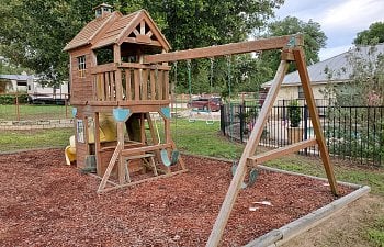 Play Structure to Chicken Coop Conversion