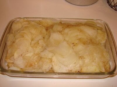 Potatoes And Onions Casserole