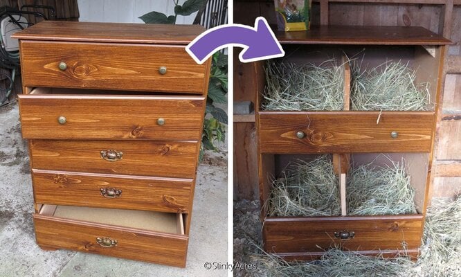 Dilapidated Dresser to Nifty Nesting Boxes!
