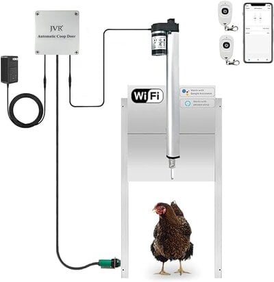 Review: Wi-Fi Enabled Automatic Chicken Coop Door by JVR