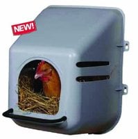 Miller Manufacturing 163620 Single Chicken Nesting Box for Birds