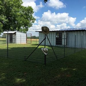 New hen house and pen 06/2018