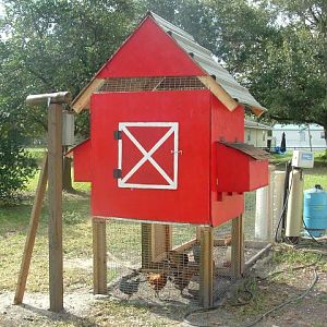 Biddy's Barn, our first coop.