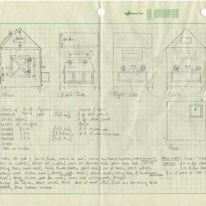 Biddy's Barn, our first coop plans.