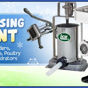 Food Processing Equipment. Poultry Pluckers, Meat Grinders, Sausage Stuffers and More !