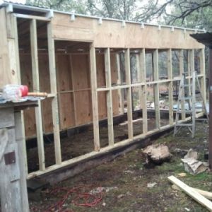 New Chicken Coop being built 7.5'x20'