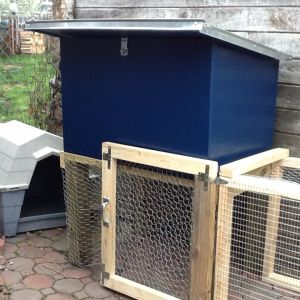 Small Coop I built for my two hens