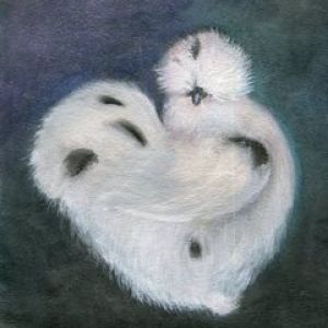 Paint Silkie in Acrylic and Pastel