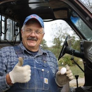 Little did we know but Egg is an expert mechanic & he helps farmer John fix the feed truck. Farmer John is thankful!