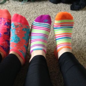 Mix match socks! :P