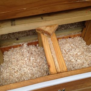 The nesting boxes