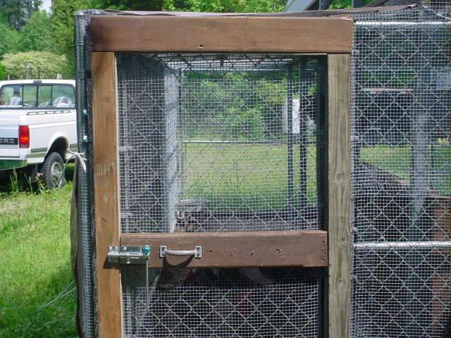 Dog kennel coop- how to make door area predator proof? - Page 2