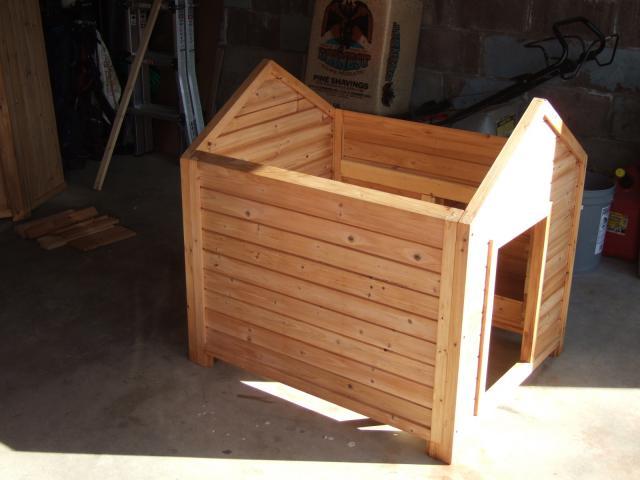 How To Build A Wood 4x4 Dog House With Free Picture Plans