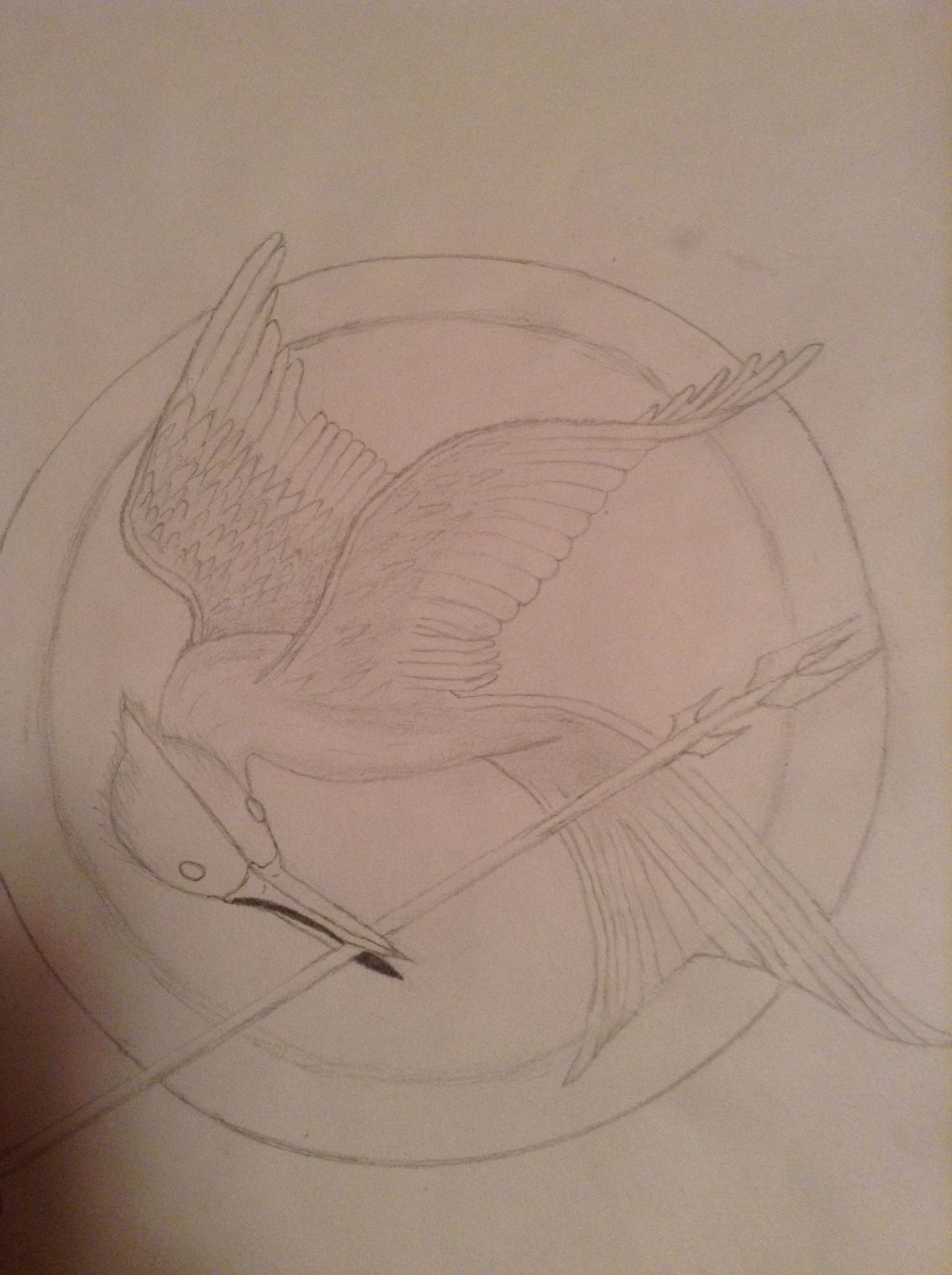 A Mockingjay from The Hunger Games