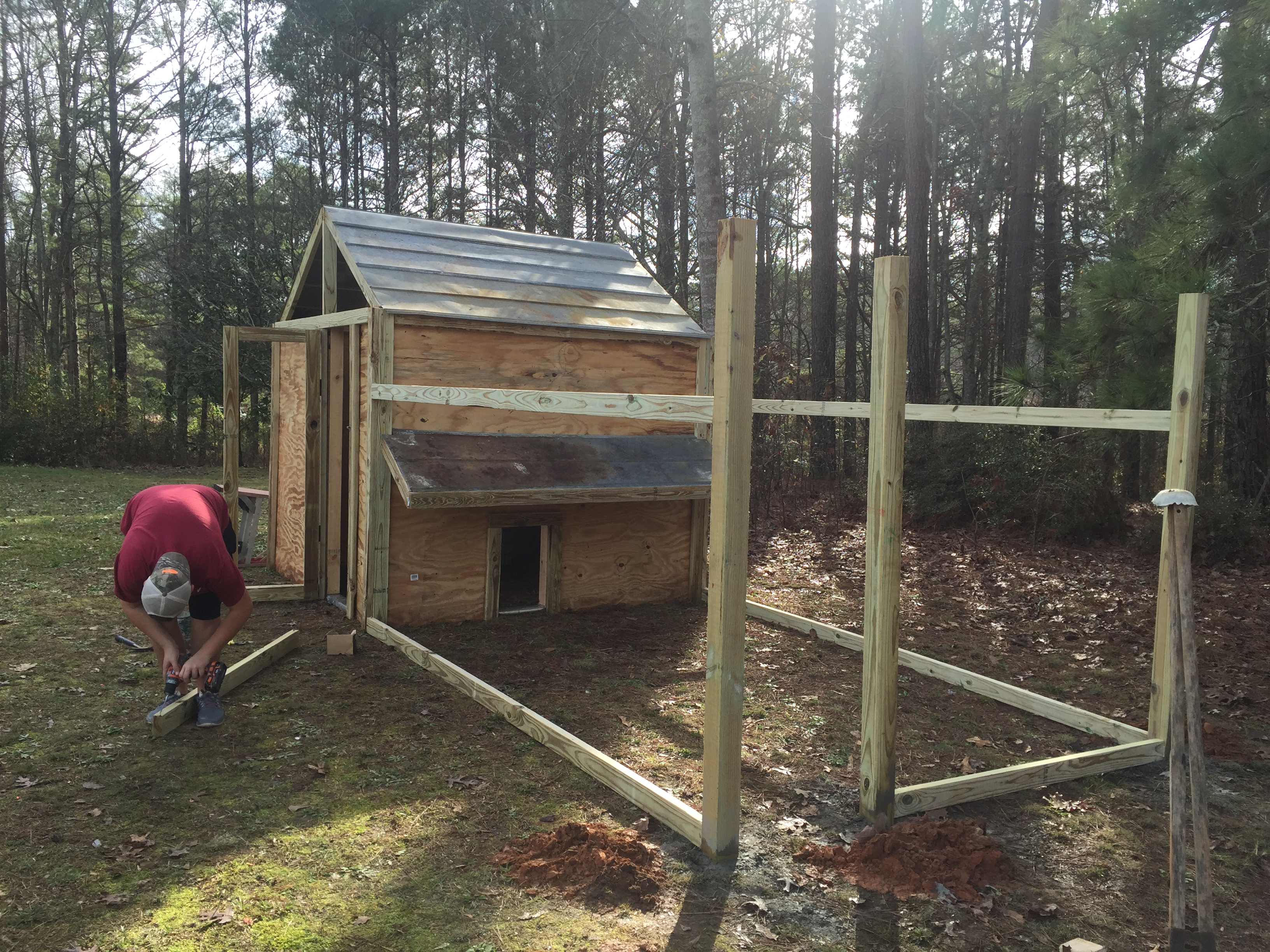 Building another coop for a buddy.