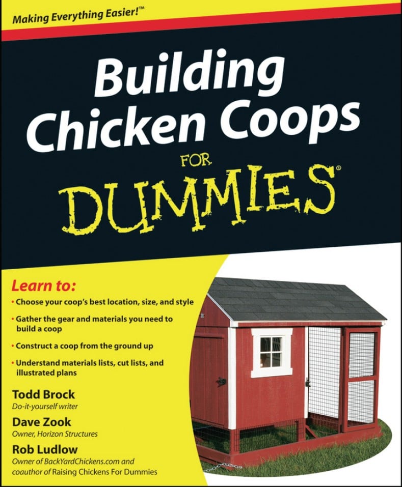Building Chicken Coops For Dummies Book - Chicken Coop Designs &amp; Plans ...