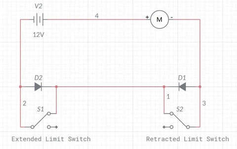 Limit Switch circuit for actuators #1