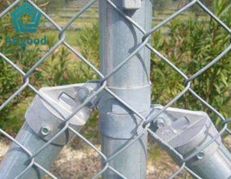 Extension arm for barbed wire chain link fence accessory supplier