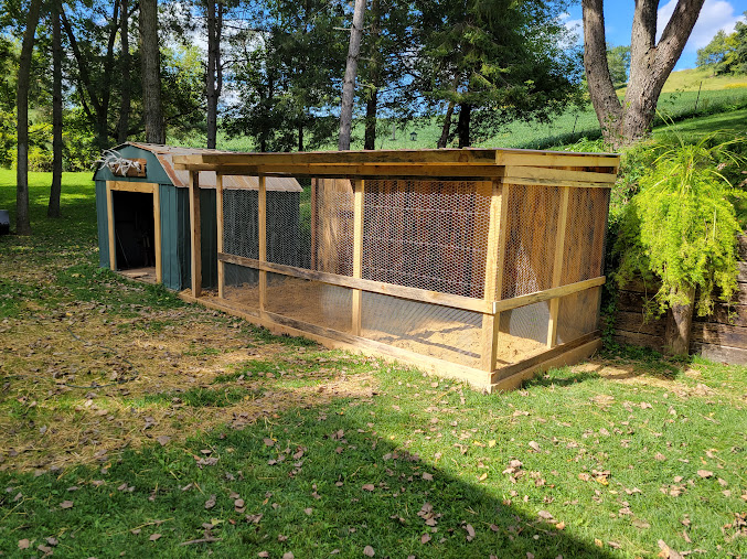 Chicken Run Build and Shed conversion25 + pages Hardware cloth buried on the bottom and