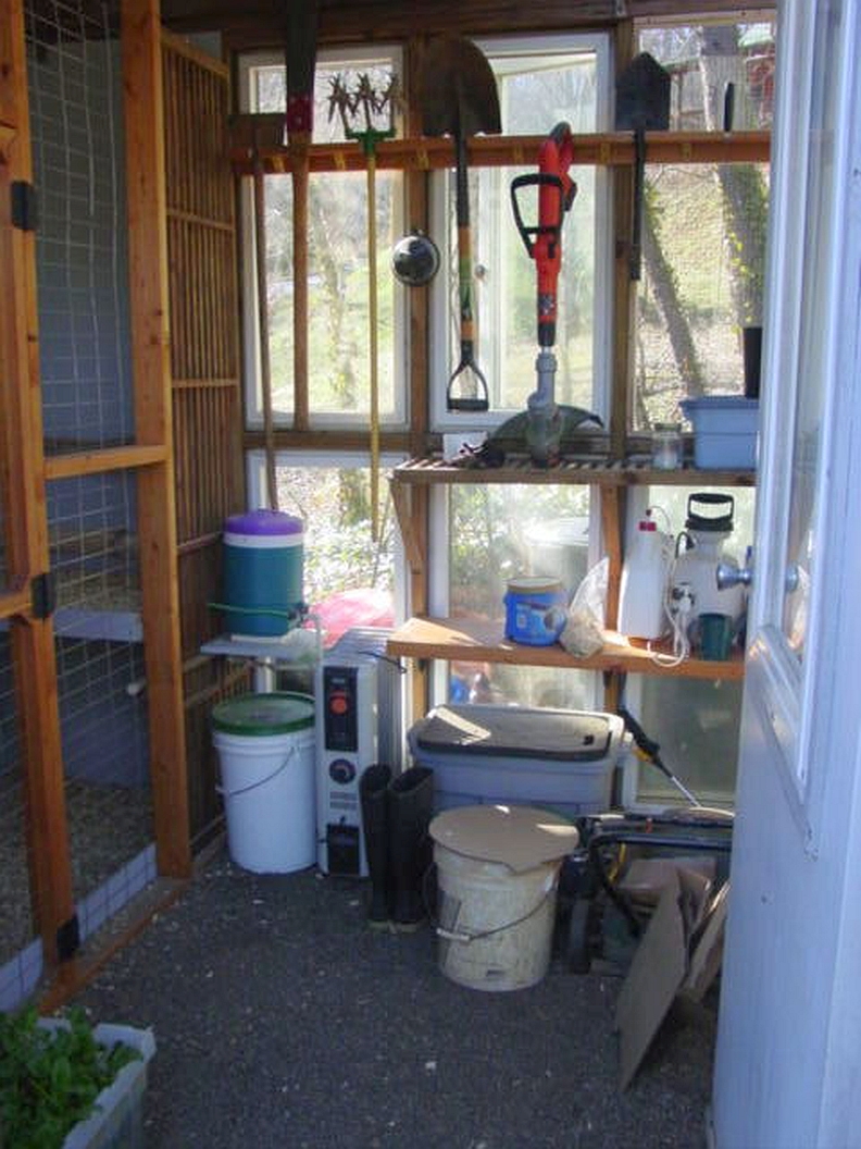 Greenhouse to Coop/Storage Conversion BackYard Chickens Learn How