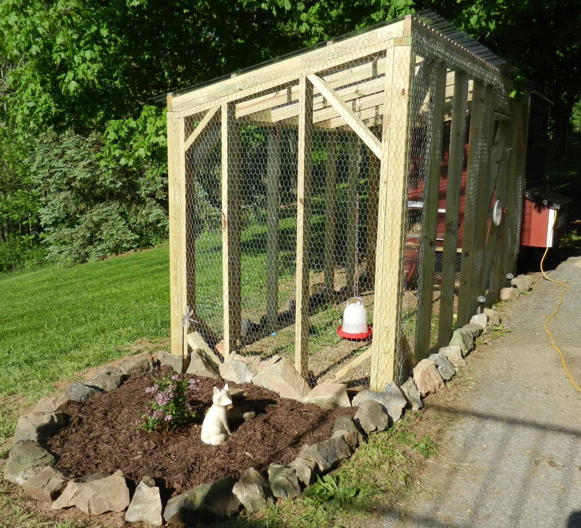 Need Shade Ideas For Coop BackYard Chickens