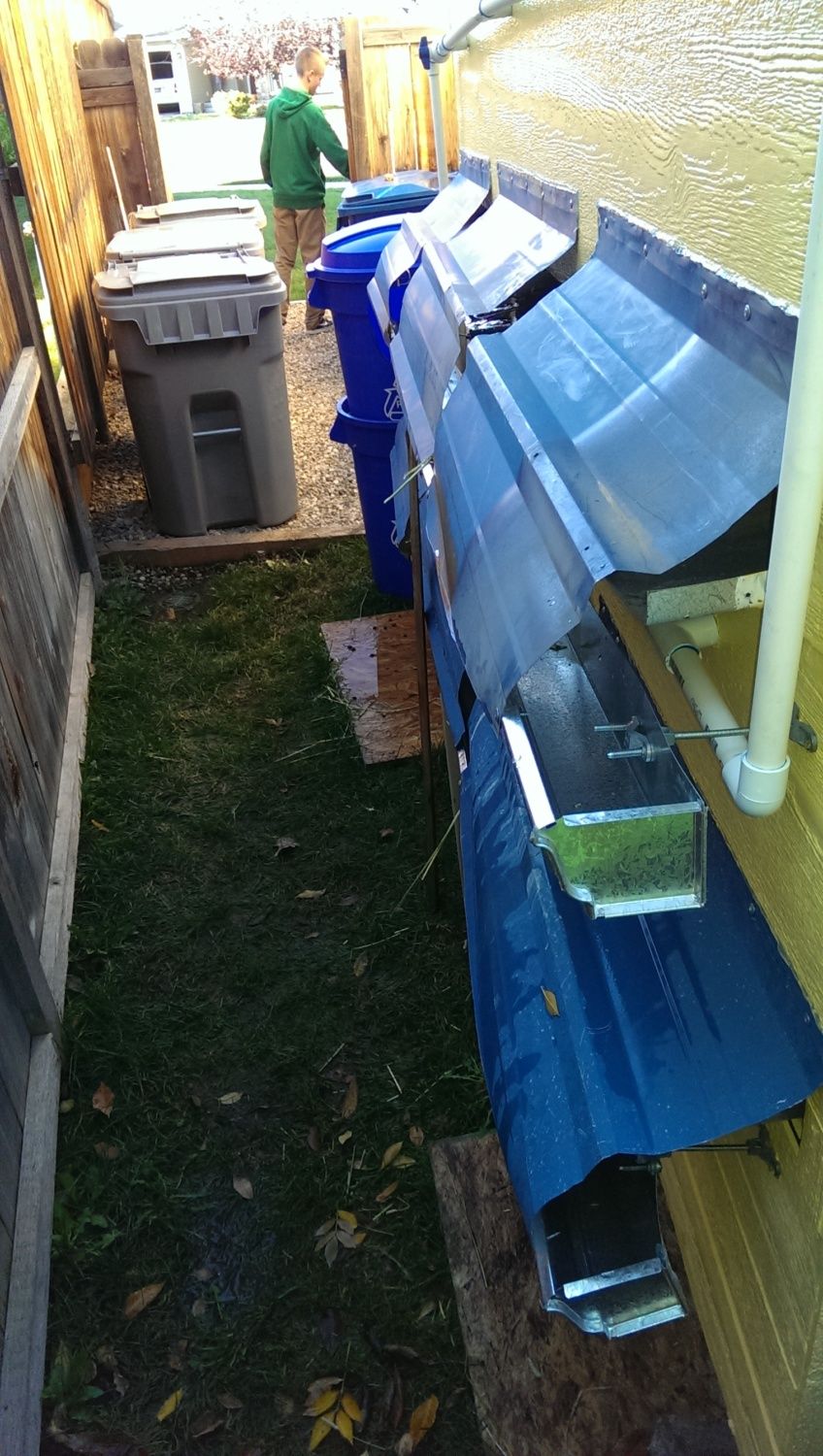 Farmer S Acre Large Yellow And White Rabbit Hutch With Automated Water System And Waste Collection S Backyard Chickens Learn How To Raise Chickens
