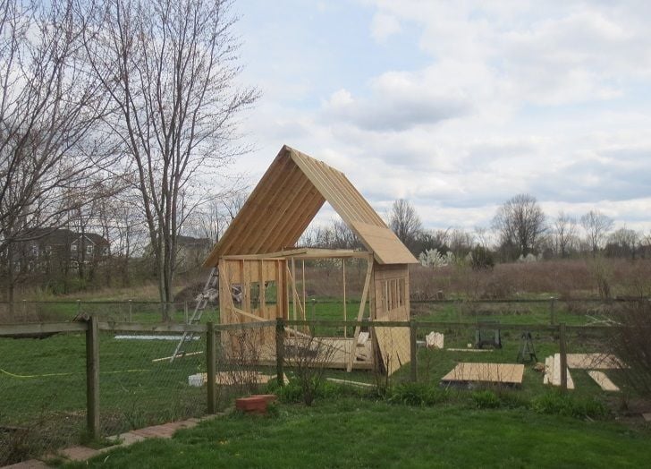 My "Pinterest" Project Shed Build BackYard Chickens