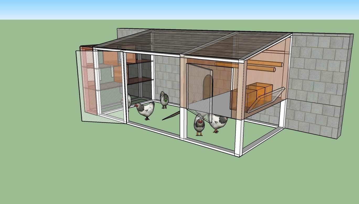 Looking for coop plans 4x6 coop with 4x6 run | BackYard ...