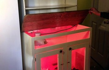 Ravenwood Acres Upcycled Hoosier Brooder