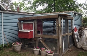 Simple Suburban Coop and Run