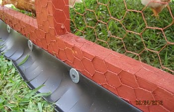 Chicken Tractor Ground Gap Solution