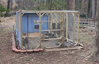 Metal Shed into coop