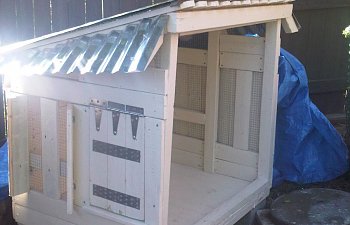 Recycled Fence Coop