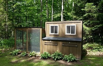 Our First Chicken Coop in Wisconsin