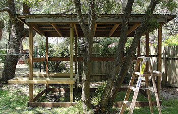 Coop de la Garza (re-purposed from an ugly shed)