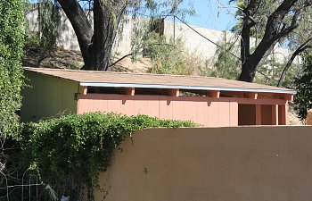 Doghouse Structure Converted Into Chicken Coop
