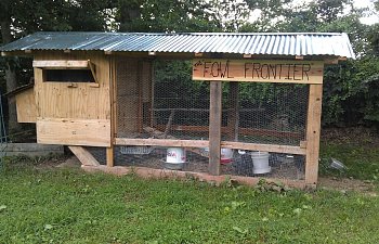 My Chicken Tractor Designed By Me Built By My Hubby
