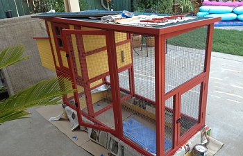Modified a pre-made coop