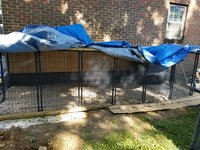 duck pen pea gravel floor completed.jpg