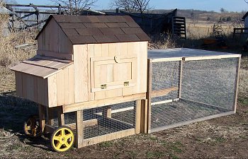 Covered Wagon and Chik'n Hut Mobile Chicken Coops