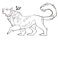 Beardog Lineart.png
